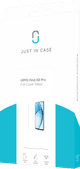 Just in Case Full Cover OPPO Find X8 Pro Screen Protector Glass packaging