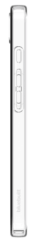 BlueBuilt iPhone 16e Back Cover Transparent côté droit