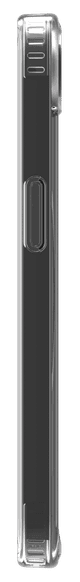 BlueBuilt Protective Back Cover met MagSafe iPhone 16e Transparant rechterkant