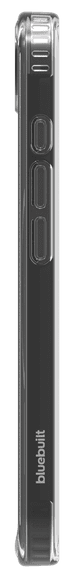 BlueBuilt Protective Back Cover met MagSafe iPhone 16e Transparant linkerkant