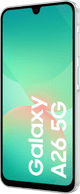 Samsung Galaxy A26 128GB Wit 5G + Basis Accessoirepakket voorkant