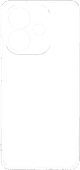 Just in Case Soft Design Oppo A40  / A40m / A60 5G Back Cover Transparant voorkant