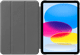 Just In Case Smart Tri-Fold Apple iPad (2025/2022) Book Case Rood null