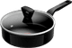 Tefal Renew Black Ceramic High-Sided Skillet 24cm + Lid Main Image
