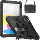 Just in Case Apple iPad (2025/2022) Rotating Backcover Schwarz Verbundprodukt