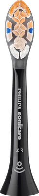 Philips Sonicare Premium All-in-One HX9094/88 Schwarz (4 Stück) vorne