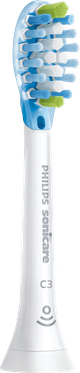 Philips Sonicare Premium Plaque Defense HX9045/87 Weiß (5 Stück) linke seite
