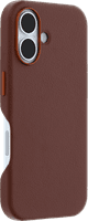 Otterbox Symmetry Apple iPhone 16 Back Cover met MagSafe Magneet Leer Bruin rechterkant