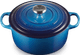 Le Creuset Signature Cocotte Ronde 26 cm Azur avant