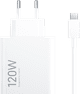 Xiaomi Hypercharge Power Delivery Oplader 120W + Usb A naar Usb C Kabel (1m) Wit Main Image
