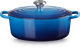 Le Creuset Signature Cocotte Ovale 31 cm Azur Main Image