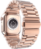 Just in Case Rvs Bandje Roségoud voor Apple Watch 40/41/42 mm achterkant