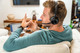 Poly Voyager 4320 MS Draadloze Office Headset product in gebruik