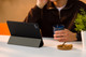 BlueBuilt iPad Pro (2024) 11 inches Tri-Fold Case Black product in use