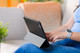 BlueBuilt iPad Pro (2024) 11 inches Tri-Fold Case Black product in use