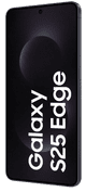Samsung Galaxy S25 Edge 512GB Black 5G + Samsung Charger 25W Black front