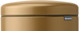 Brabantia NewIcon Pedal Trash Can 30L Warm Brass detail