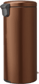 Brabantia NewIcon Pedaalemmer 30 liter Warm Bronze achterkant