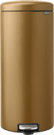 Brabantia NewIcon Pedal Trash Can 30L Warm Brass Main Image