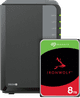Synology DS224+ + Seagate Ironwolf 8TB Main Image