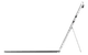 Microsoft Surface Pro Type Cover 12 Inch met Slim Pen Lei QWERTY rechterkant