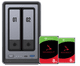 UGREEN NASync DXP2800 + Seagate Ironwolf 8TB Duo Pack Main Image