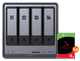 UGREEN NASync DXP4800 + Seagate Ironwolf 4TB 4-Pack Main Image