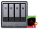 UGREEN NASync DXP4800 Plus + Seagate Ironwolf 8TB 4-Pack Main Image