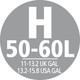 Brabantia Trash Bag Code H - 50-60L (120 units) visual supplier