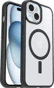 Otterbox React iPhone 15, 14 en 13 Back Cover met MagSafe Magneet Transparant Zwarte Rand rechterkant