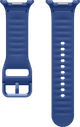 Samsung Galaxy Watch 8 Series Siliconen Sport Bandje Blauw S/M achterkant