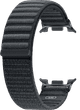 Samsung Galaxy Watch 8 Series Nylon Bandje Donkergrijs S/M detail