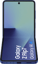 Samsung Galaxy Z Flip 7 512GB Blauw 5G + Samsung Kindsuit Back Cover Zwart onderkant