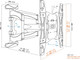 Vogel's Full Motion Mount XL detail