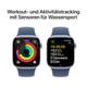Apple Watch Series 10 46 mm Silber Sportarmband S/M visueller lieferant