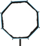 Nanlite Octagonal Softbox 40cm FM Mount front