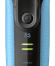 Braun Series 3+ 3040S Blauw detail