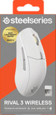 SteelSeries Rival 3 Gen 2 Wireless Gaming Mouse White packaging
