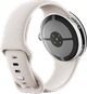 Google Pixel Watch 4 Silver/Cream 45mm back