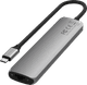 Satechi Usb C 7-in-1 Slim Multiport Adapter met Ethernet Space Grey onderkant
