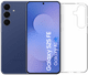Samsung Galaxy S25 FE 128GB Donkerblauw 5G + BlueBuilt Back Cover Transparant Main Image