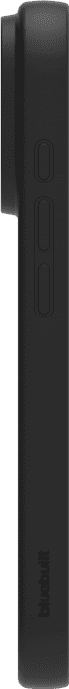 BlueBuilt Back Cover iPhone 17 Pro Black + BlueBuilt iPhone 17 Pro Screen Protector Glass left side