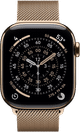 Apple Watch Series 11 5G 42mm Titanium Gold Milanese Loop front