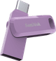 SanDisk Ultra Dual Drive Usb C 256GB Lavender voorkant