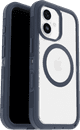 OtterBox Defender Pro XT iPhone 17 Back Cover with MagSafe Magnet Transparent Blue Edge combined product