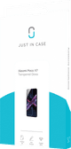 Just In Case Tempered Glass POCO X7 Screen Protector packaging