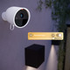 Philips Hue Secure Cam 2K Bedraad Wit product in gebruik