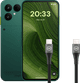 Fairphone 6 256GB Groen 5G + BlueBuilt Usb C naar Usb C Kabel 1,5m Nylon Zwart Main Image