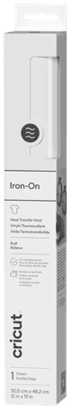 Cricut Puff Iron-On White 30.5x48.3cm Main Image