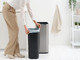 Brabantia Bo Touch Bin 30 Liter Matt Steel Fingerprint Proof product in gebruik